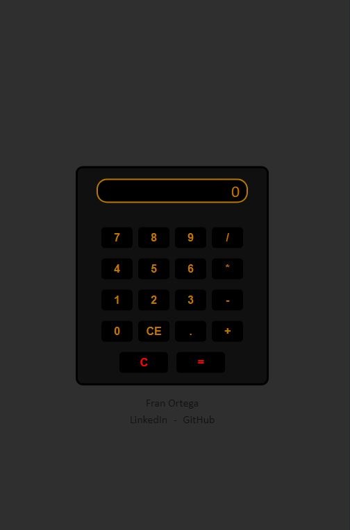 Calculator using JS